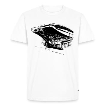 Bridge Laying Device BLG 60 - Men's Premium Organic T-Shirt - white - Front - Nico (187cm)