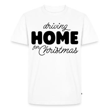 Noël à la maison - T-shirt Premium bio Homme - blanc - Devant - Nico (187cm)
