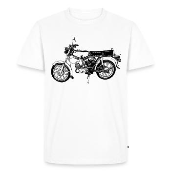 S50 - T-shirt Premium bio Homme - blanc - Devant - Nico (187cm)