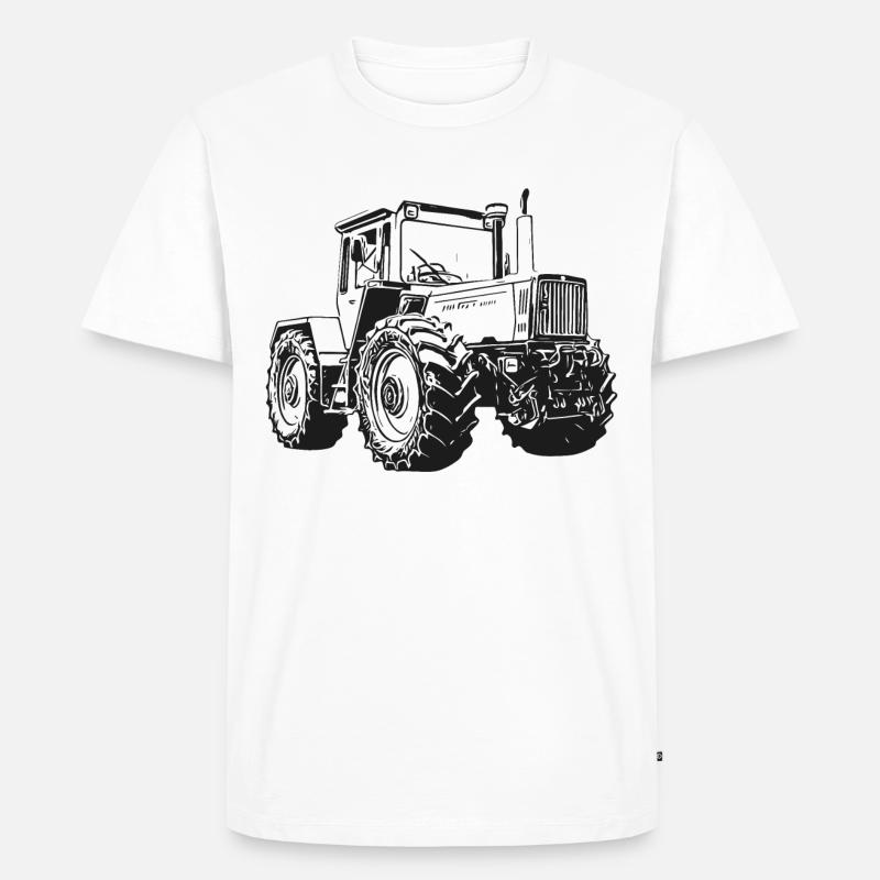 MB trac 1800 intercooler Traktor - Männer Premium Bio T-Shirt - Weiß