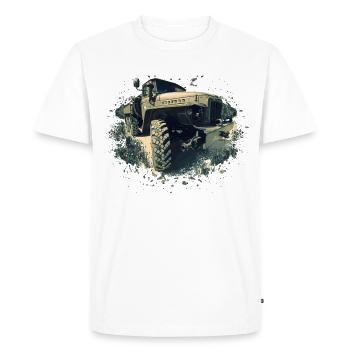 Urals 375 | GDR | NVA | TRUCK - Men's Premium Organic T-Shirt - white - Front - Nico (187cm)