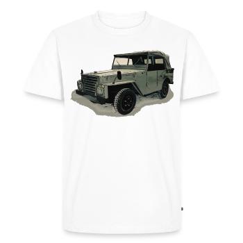 P 2 M Véhicule tout-terrain - T-shirt Premium bio Homme - blanc - Devant - Nico (187cm)
