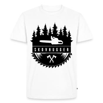 Lumberjack - Men's Premium Organic T-Shirt - white - Front - Nico (187cm)