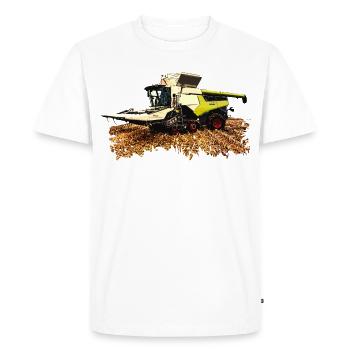 LEXION 8700 - T-shirt Premium bio Homme - blanc - Devant - Nico (187cm)