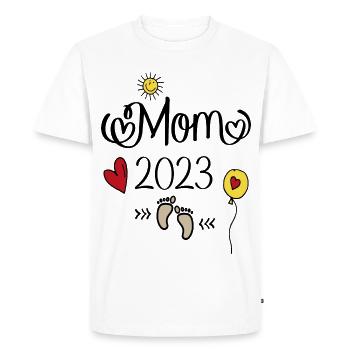 May 2023 - Men's Premium Organic T-Shirt - white - Front - Nico (187cm)