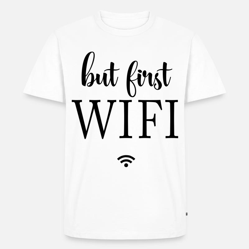 Schwarze Flächen Minimaldesign - Männer Premium Bio T-Shirt - Weiß