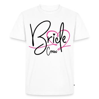 Bride Crew - Men's Premium Organic T-Shirt - white - Front - Nico (187cm)