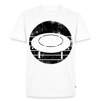 Dessin de trampoline - T-shirt Premium bio Homme - blanc - Devant - Nico (187cm)