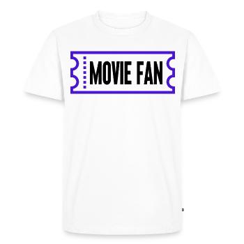 Films Regarder Movie Statement Cinema Night Streaming - T-shirt Premium bio Homme - blanc - Devant - Nico (187cm)