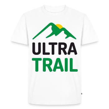 Ultra Trail - T-shirt Premium bio Homme - blanc - Devant - Nico (187cm)