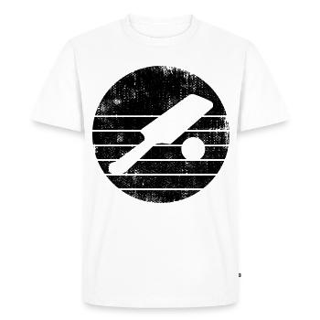 Cricket bat and ball - Men's Premium Organic T-Shirt - white - Front - Nico (187cm)