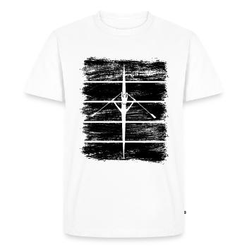 Rowing boat - Men's Premium Organic T-Shirt - white - Front - Nico (187cm)
