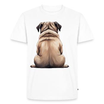 Carlin - T-shirt Premium bio Homme - blanc - Devant - Nico (187cm)