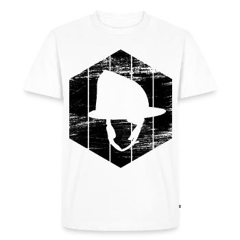 Firefighter's helmet - Men's Premium Organic T-Shirt - white - Front - Nico (187cm)