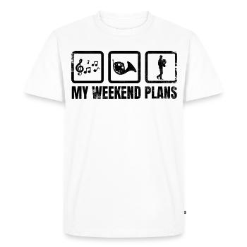 French Horn Player Weekend - Men's Premium Organic T-Shirt - white - Front - Nico (187cm)