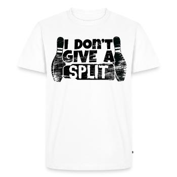 Drôle de dicton de bowling - T-shirt Premium bio Homme - blanc - Devant - Nico (187cm)