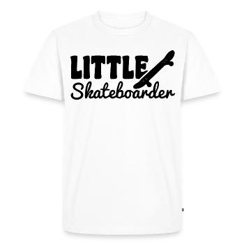 Little skateboarder - Men's Premium Organic T-Shirt - white - Front - Nico (187cm)