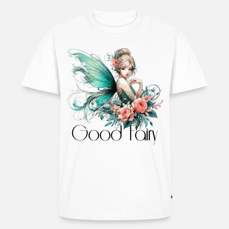 Gute Fee Geschenk - Männer Premium Bio T-Shirt - Weiß