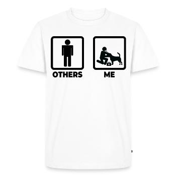 Me as a veterinarian - Men's Premium Organic T-Shirt - white - Front - Nico (187cm)