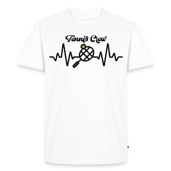Tennis Club - T-shirt Premium bio Homme - blanc - Devant - Nico (187cm)