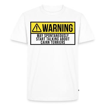Cairn Terrier Cairn Terrier Cairn Terrier - T-shirt Premium bio Homme - blanc - Devant - Nico (187cm)