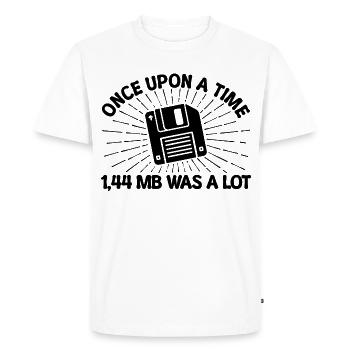 Programmer Debug Skripting Developer Statement - Men's Premium Organic T-Shirt - white - Front - Nico (187cm)