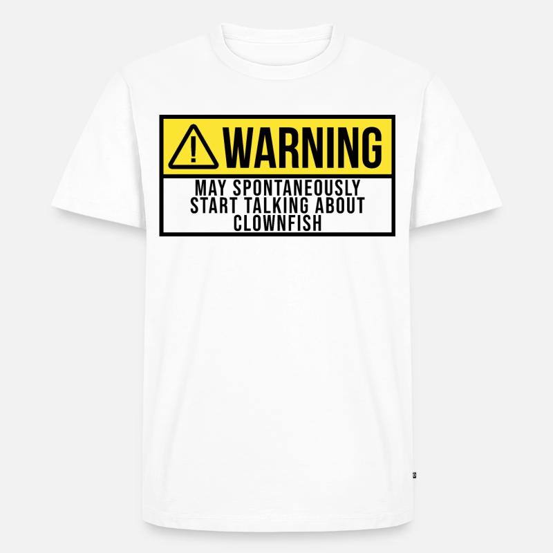 Clownfisch - Männer Premium Bio T-Shirt - Weiß