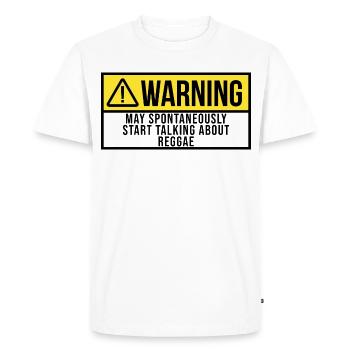 Reggae Reggae Reggae - T-shirt Premium bio Homme - blanc - Devant - Nico (187cm)