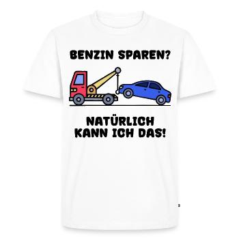 Auto Statement Refueling Energy Storage Energy - Men's Premium Organic T-Shirt - white - Front - Nico (187cm)