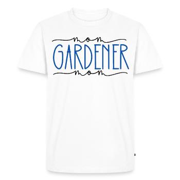 Jardinier Fier Maman Cadeau Mignon - T-shirt Premium bio Homme - blanc - Devant - Nico (187cm)