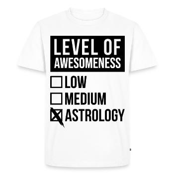 Astrology Astrology Astrology - Men's Premium Organic T-Shirt - white - Front - Nico (187cm)