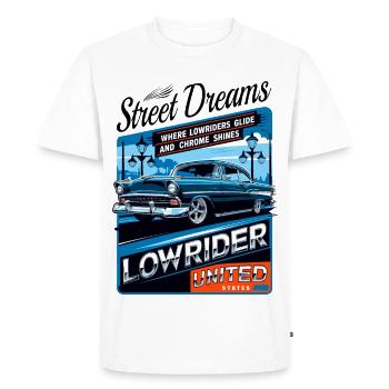 Lowrider Auto - Men's Premium Organic T-Shirt - white - Front - Nico (187cm)