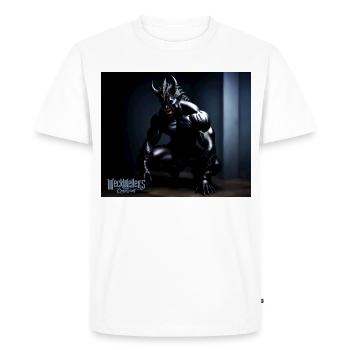 Ténèbres côté diable - T-shirt Premium bio Homme - blanc - Devant - Nico (187cm)