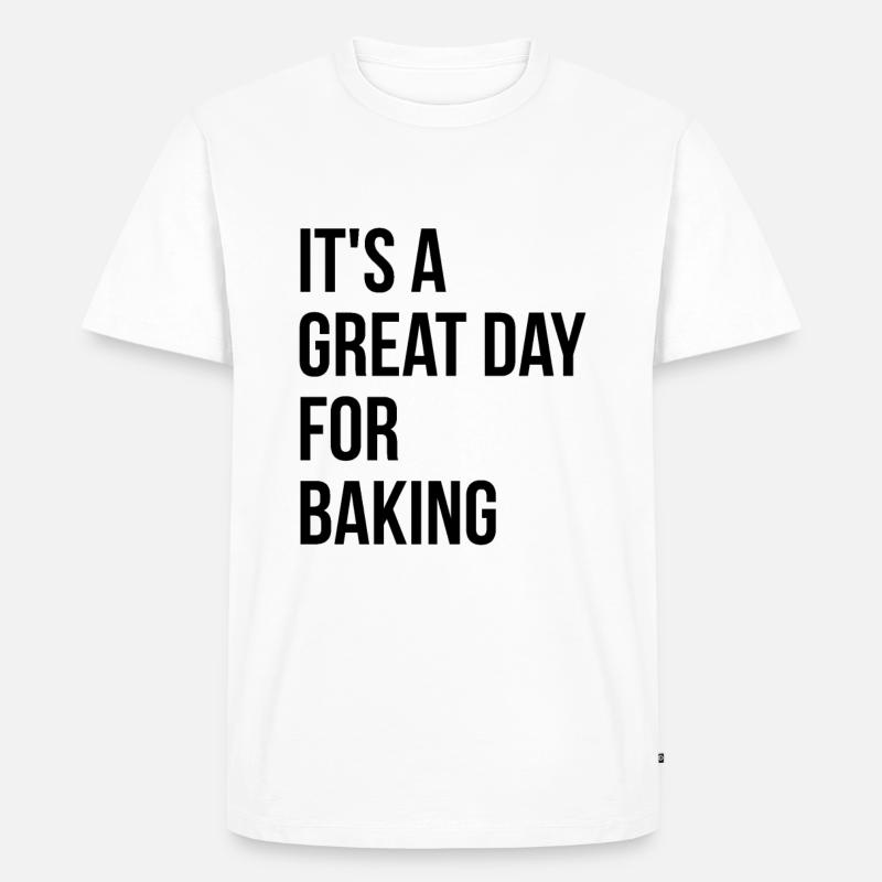 Bäcker - Männer Premium Bio T-Shirt - Weiß