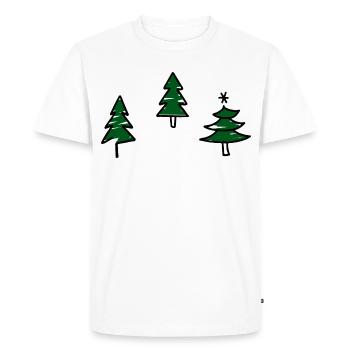 Design pour Noël - T-shirt Premium bio Homme - blanc - Devant - Nico (187cm)