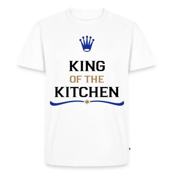 Cadeaux amusants pour hommes - T-shirt Premium bio Homme - blanc - Devant - Nico (187cm)