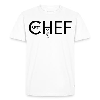 Meilleur chef de tous les temps - T-shirt Premium bio Homme - blanc - Devant - Nico (187cm)