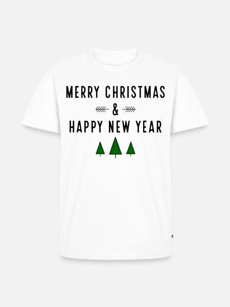 Merry Christmas - Men's Premium Organic T-Shirt - white