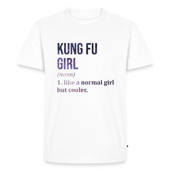 Kung Fu Kung Fu Kung Fu - T-shirt Premium bio Homme - blanc - Devant - Nico (187cm)