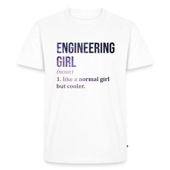 Engineer Engineer Engineer - Men's Premium Organic T-Shirt - white - Front - Nico (187cm)