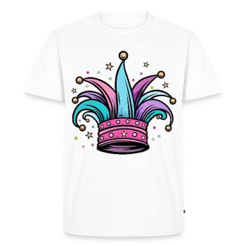 Fool's Cap Fool's Cap for Carnival and Carnival - Men's Premium Organic T-Shirt - white - Front - Nico (187cm)