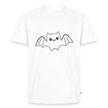 Nocturnal bat - Men's Premium Organic T-Shirt - white - Front - Nico (187cm)