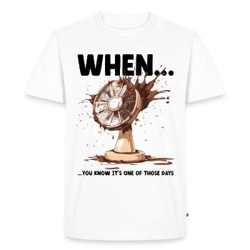 Catastrophe du cabinet d’avocats de Murphy - T-shirt Premium bio Homme - blanc - Devant - Nico (187cm)