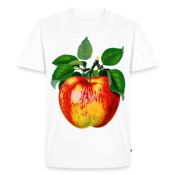 Botanical Apple Vintage Art - Men's Premium Organic T-Shirt - white - Front - Nico (187cm)