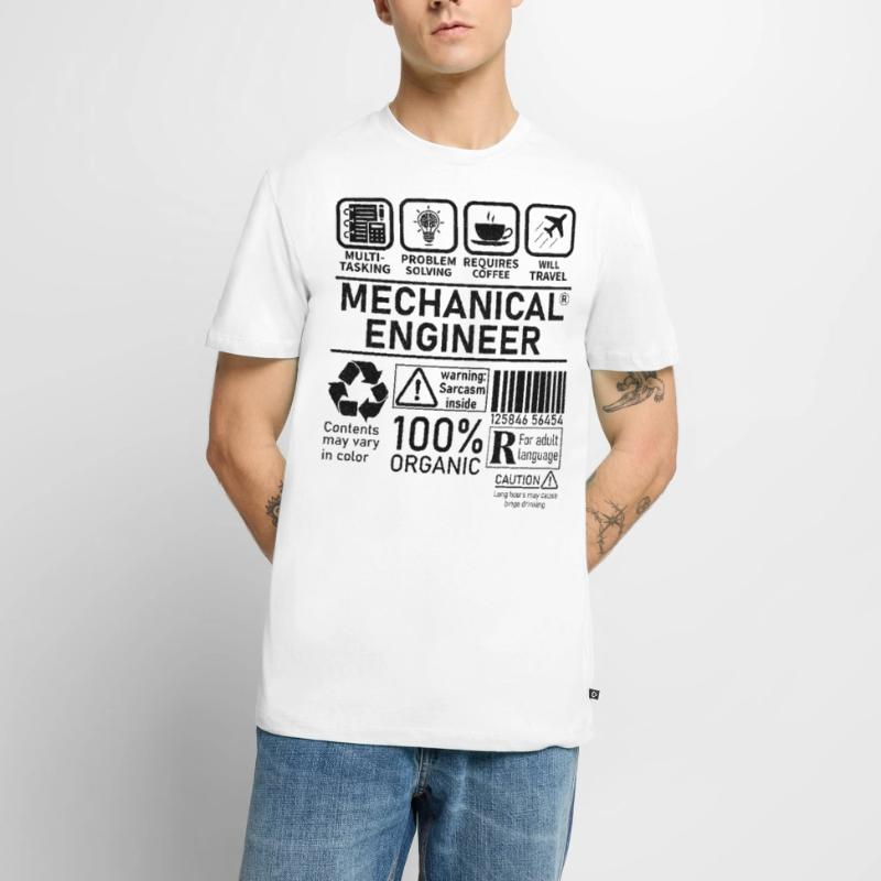 Mechanical Engineer multi tasking problem solving Männer Premium Bio T-Shirt