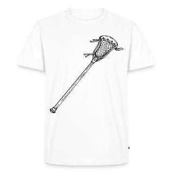 Bâtons de crosse - T-shirt Premium bio Homme - blanc - Devant - Nico (187cm)