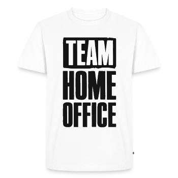 Team Home Office Online Business Affiliate - Men's Premium Organic T-Shirt - white - Front - Nico (187cm)