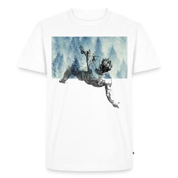 Fall of the Majestic Icarus - Men's Premium Organic T-Shirt - white - Front - Nico (187cm)