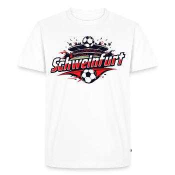 Schweinfurt Football Fan Merchandise Football Fan - T-shirt Premium bio Homme - blanc - Devant - Nico (187cm)