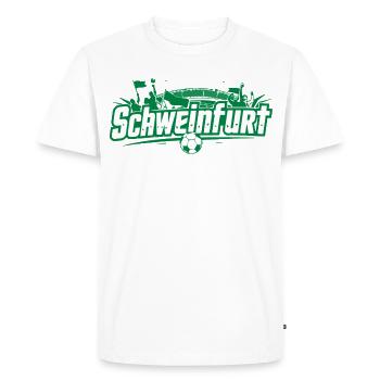 Schweinfurt Football Fan Merchandise Football Fan - T-shirt Premium bio Homme - blanc - Devant - Nico (187cm)